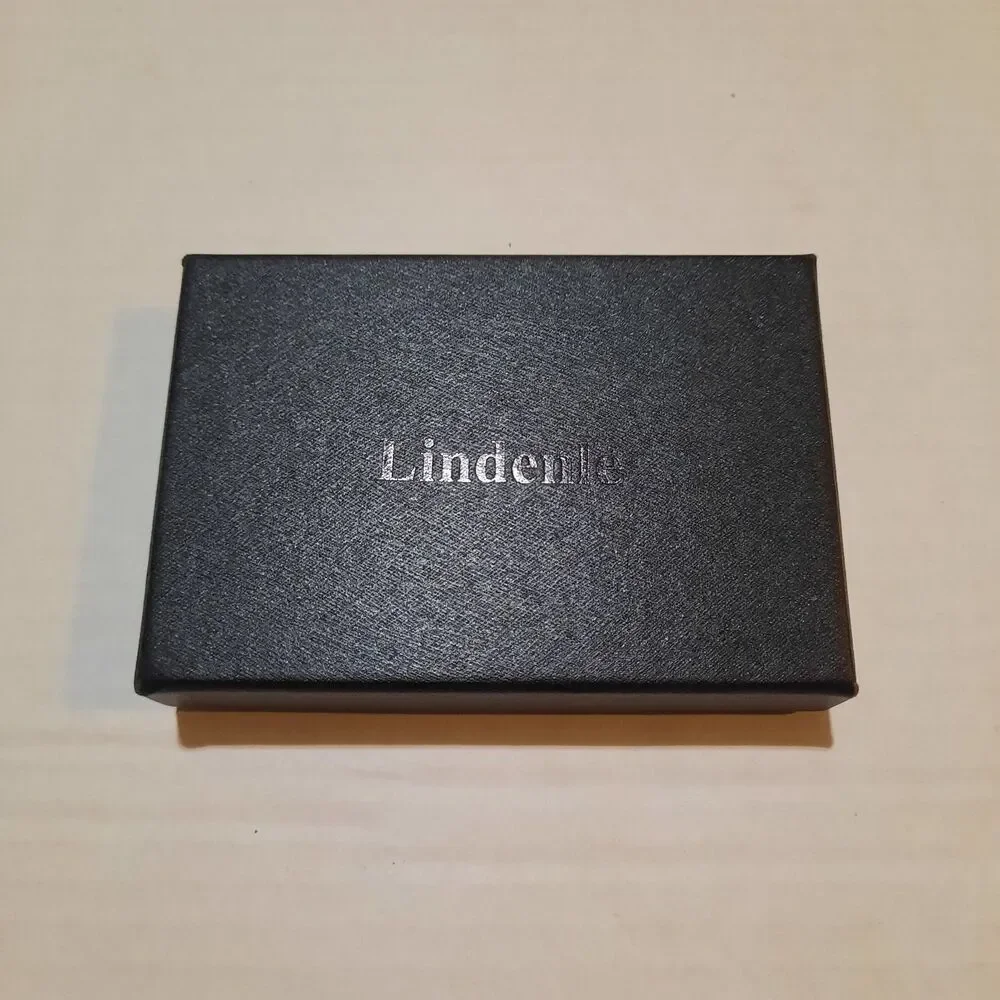 NEW Lindenle Slim Metal Clip Wallet Men's Money Clip Silver